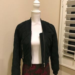 Lamb Suede Down Jacket